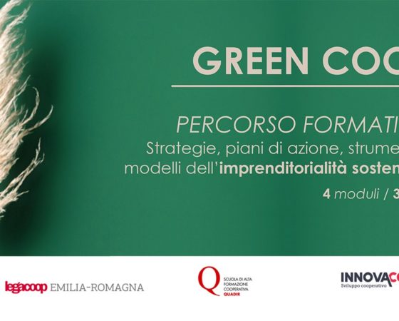 GreenCoop il corso sull’imprenditoria sostenibile promosso da Legacoop Emilia-Romagna