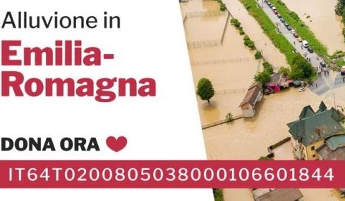 Campagna raccolta fondi Alluvione in Emilia-Romagna